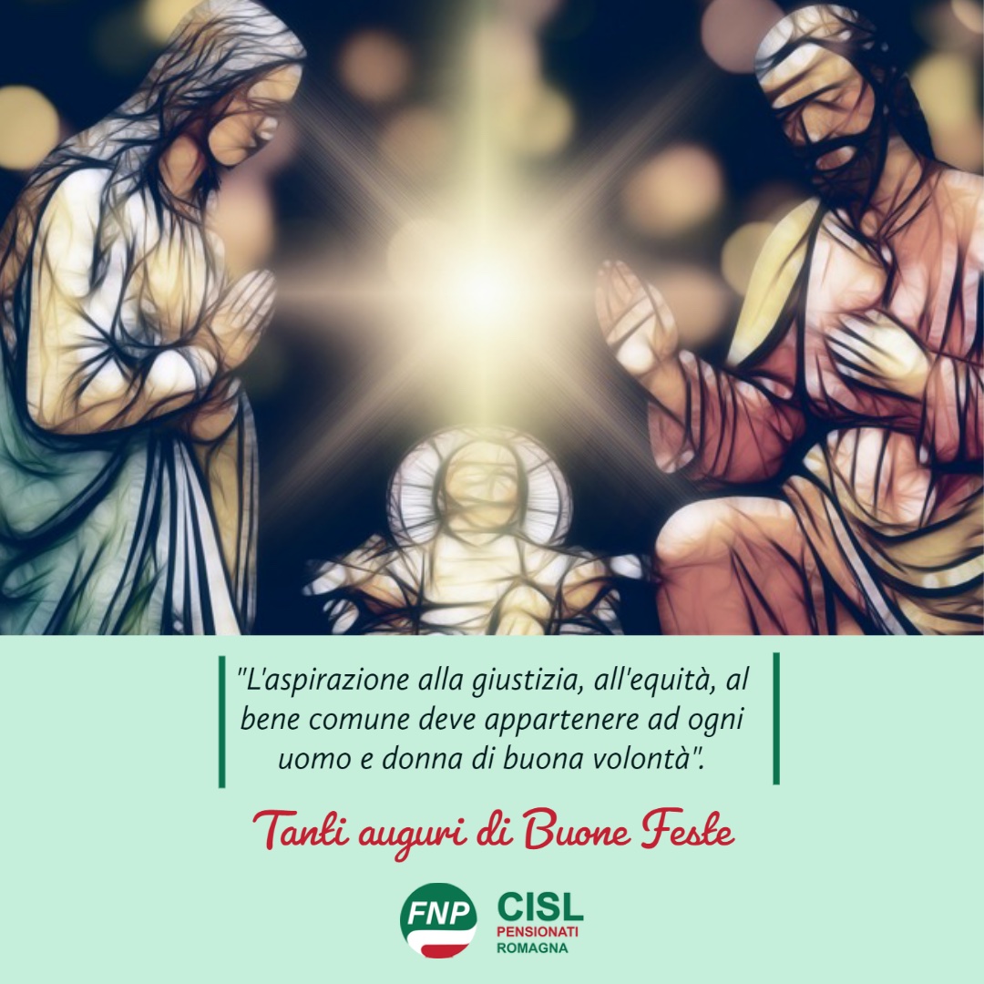 Tanti Auguri Di Buone Feste Da FNP CISL Romagna