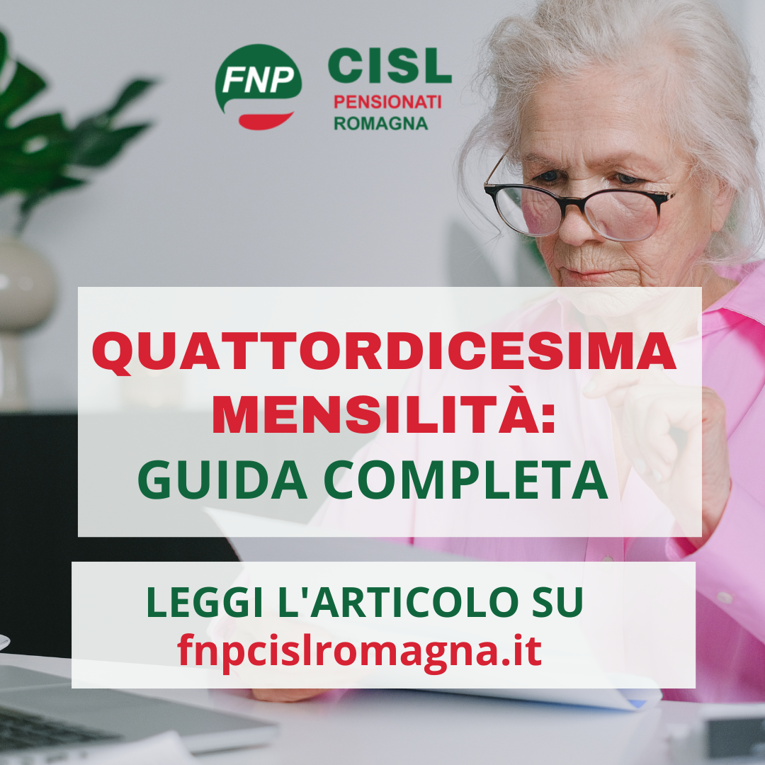 QUATTORDICESIMA PENSIONATI GUIDA COMPLETA